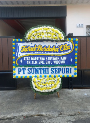 Papan Bunga Duka di Solok Sipin